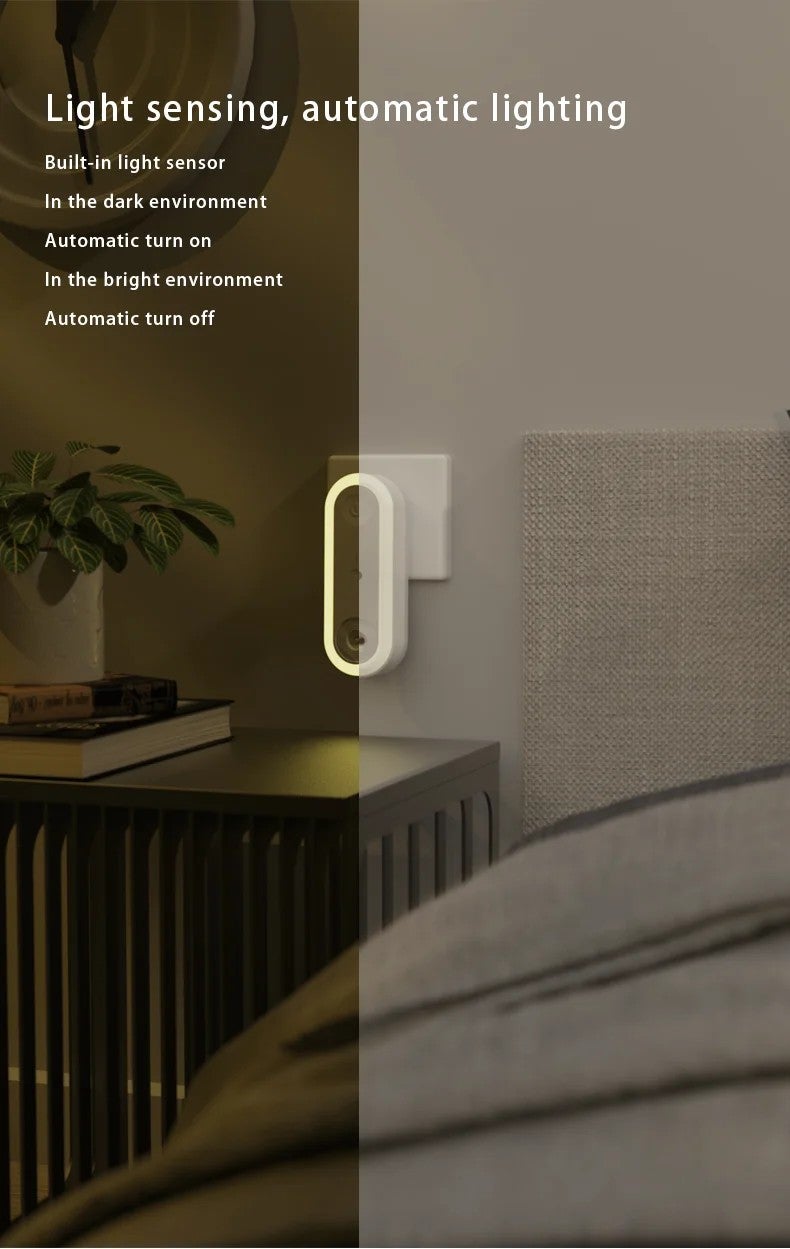 Bluejw Hot Air Purifying Night Light - LED Twilight Sensor, Socket Lamp, Touch Dimming, Cozy Sleep Aid for Bedroom - Image 2